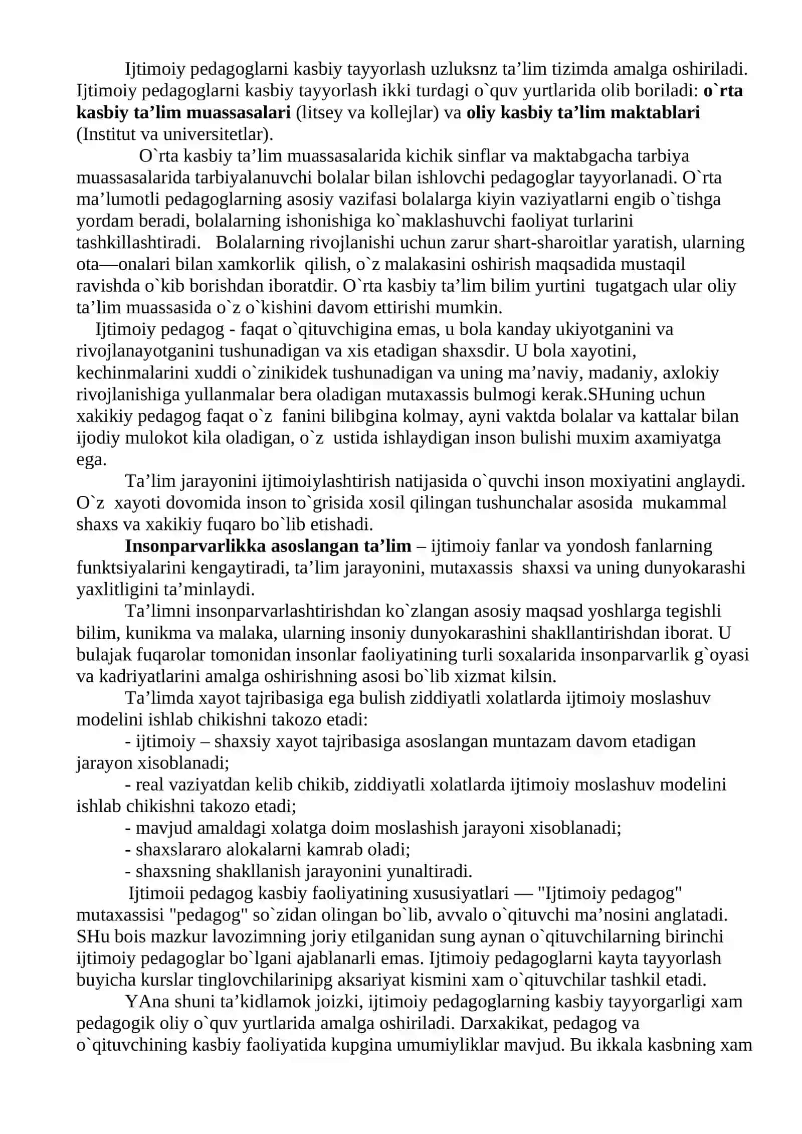 Ijtimоiy-pеdagоg ta’lim tizimida 2