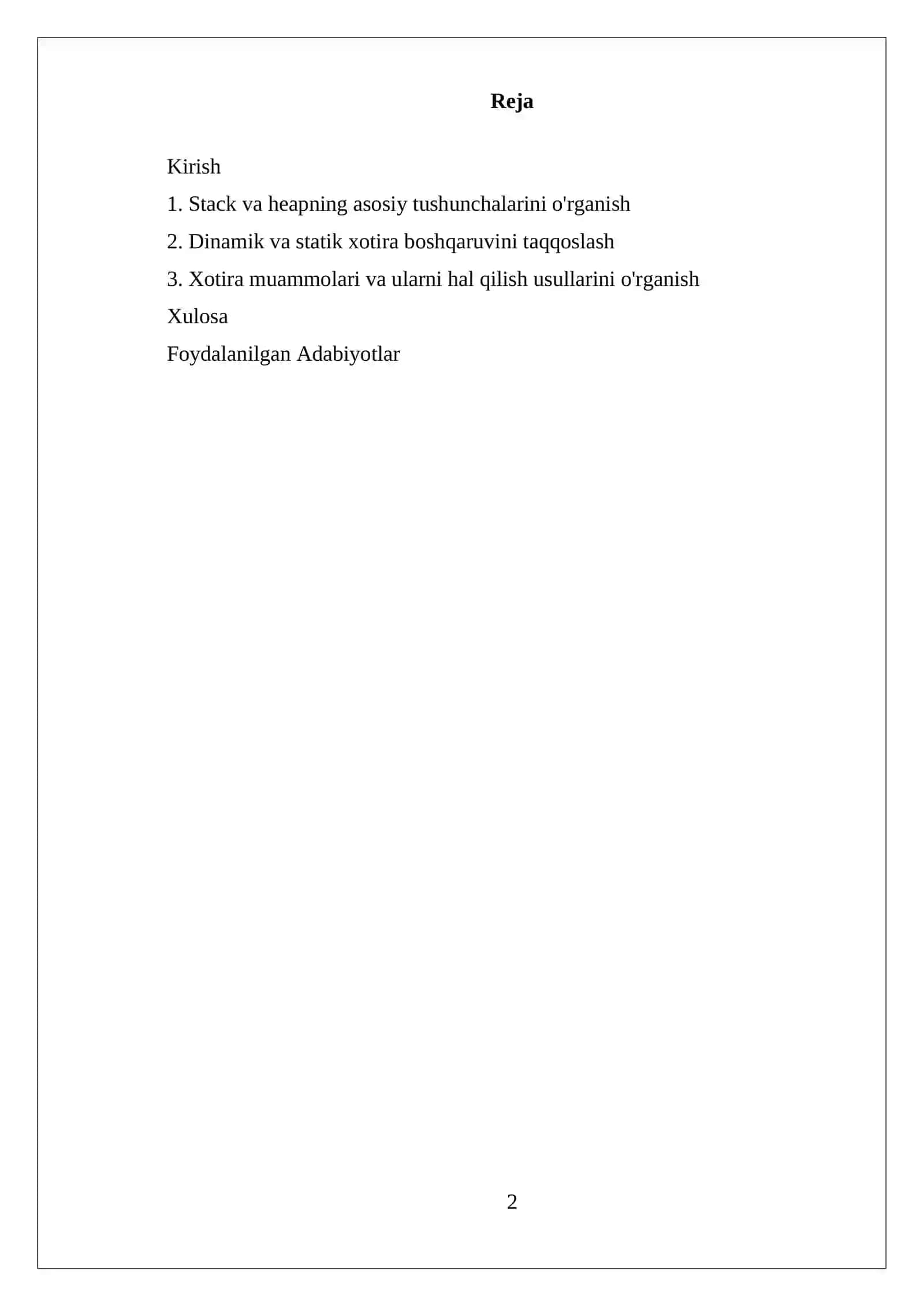 STACK VA HAEP XOTIRALARINING FARQLARI 2