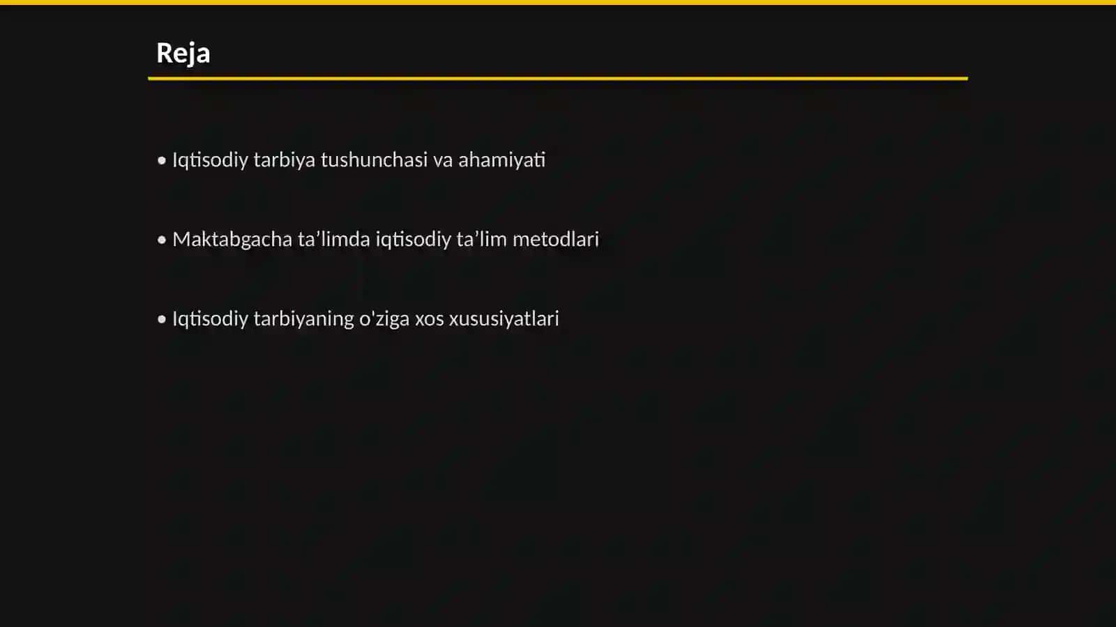 Iqtisodiy Tarbiya Tushunchasi va Ahamiyati 2