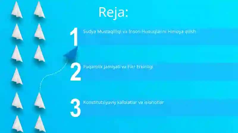 Sudya Mustaqilligi va Inson Huquqlarini Himoya qilish 2