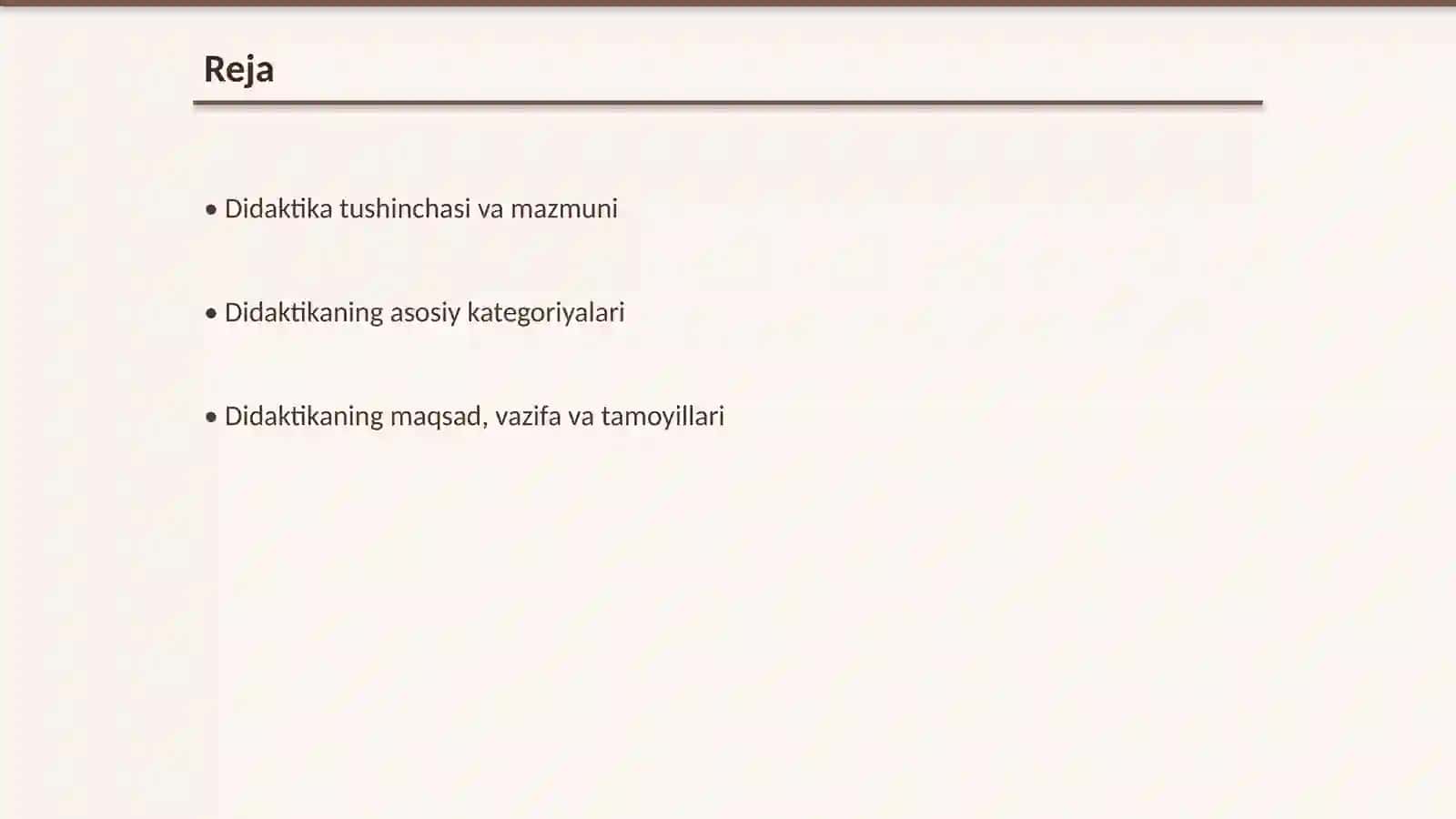 Didaktika-pedagogik ta‘lim nazariyasi 2
