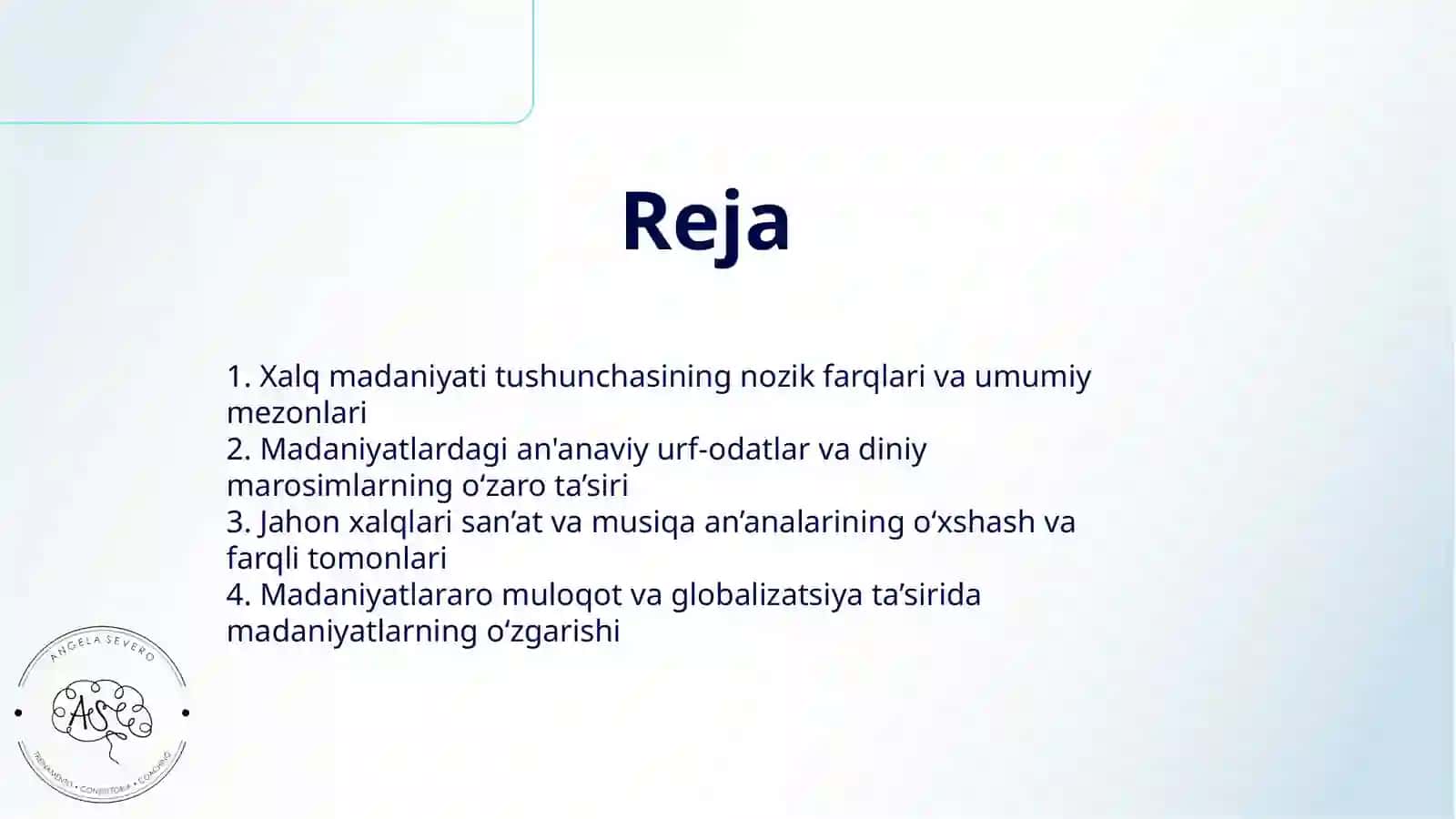 DUNYO XALQLARI MADANIYATIDAGI UMUMIYLIK VA FARQLARI MAVZUSIDA VIDEOROLIK TAYYORLASH 2
