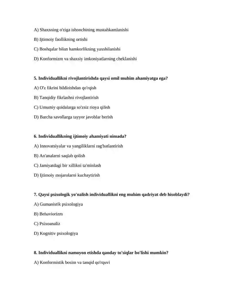 Shaxs rivojlanishining individuallik xususiyatlari va ularning roli 2