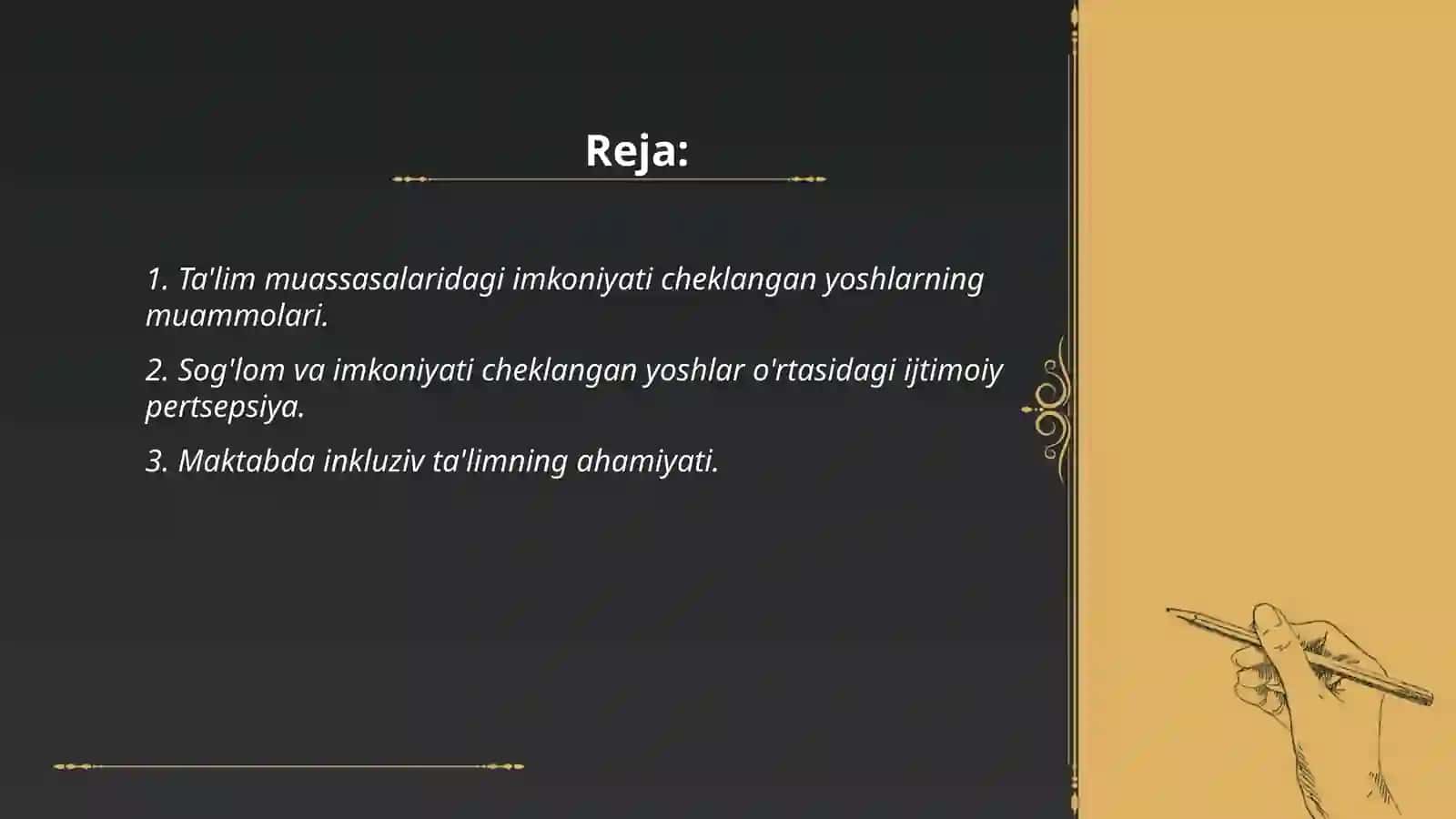Ta'lim muassasalarida sog'lom va imkoniyati cheklangan yoshlar o'zaro muloqotining ijtimoiy pertseptsiyasi 2