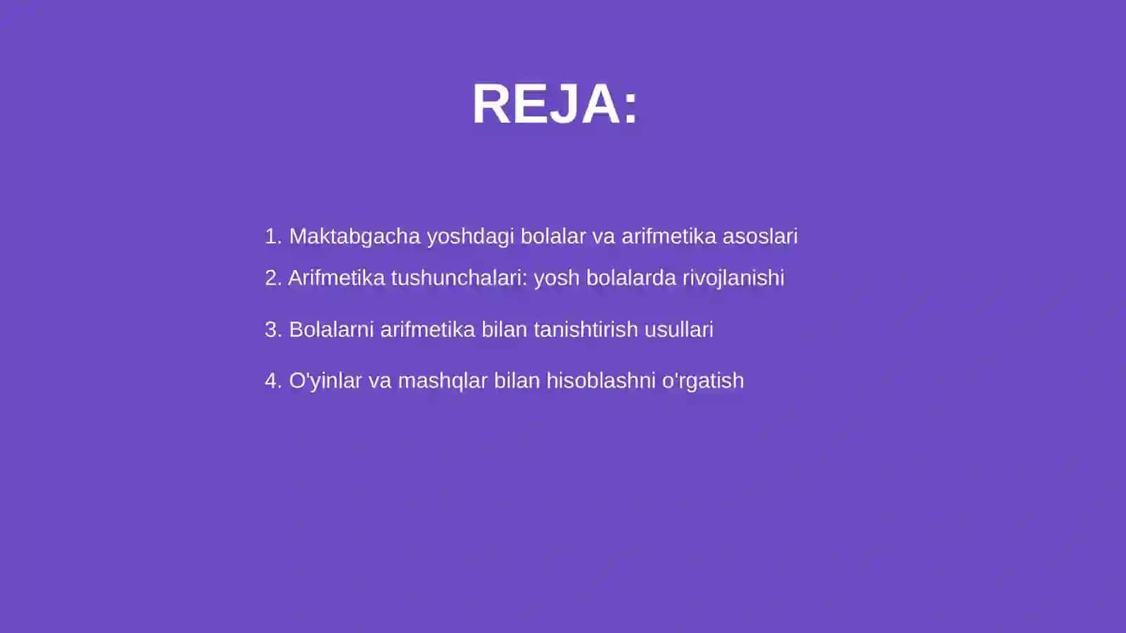 Arifmetika asoslari 2