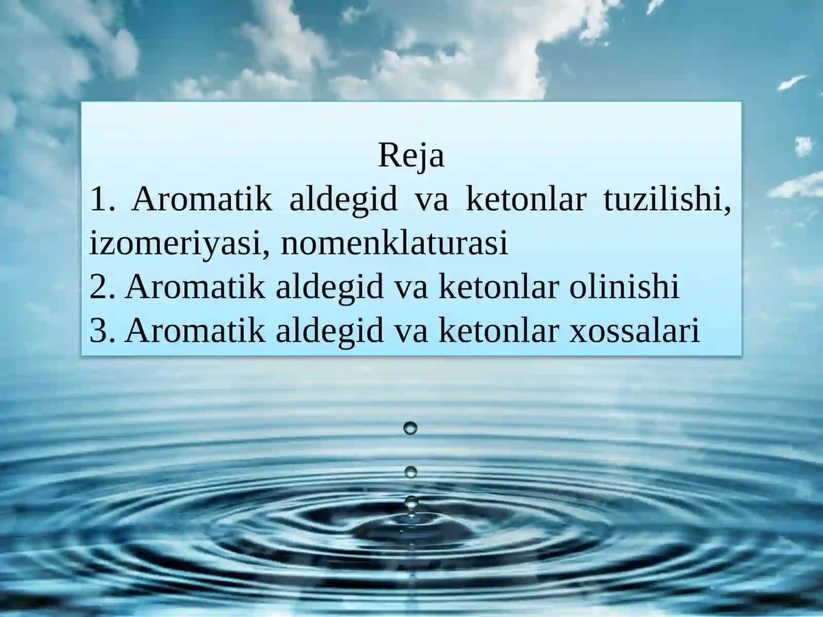 Aromatikaldegid vaketonlar 2