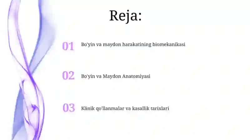 Bo'yin va maydon tushunchasi 2