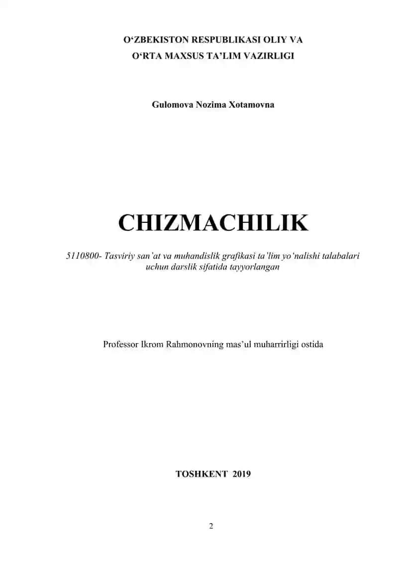 CHIZMACHILIK 2