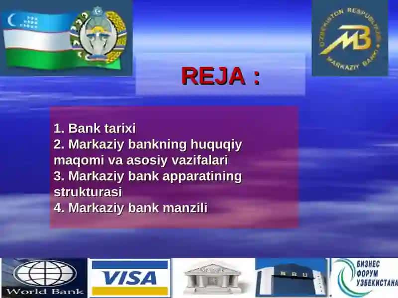 Markaziy bank va uning funktsiyalari 2