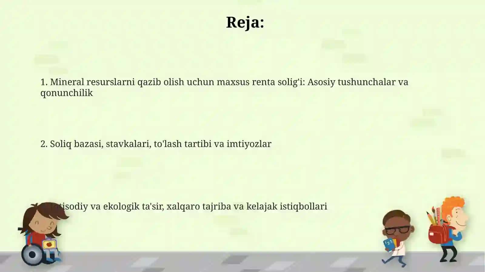 Maxsus renta solig'i 2