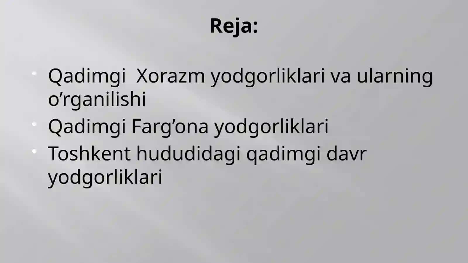 Qadimgi Xorazm yodgorliklari va ularning o’rganilishi 2