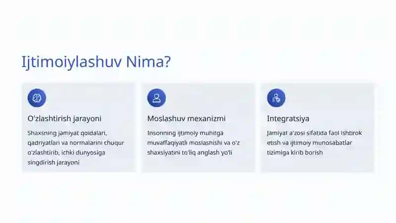 Shaxs Ijtimoiylashuvi 2
