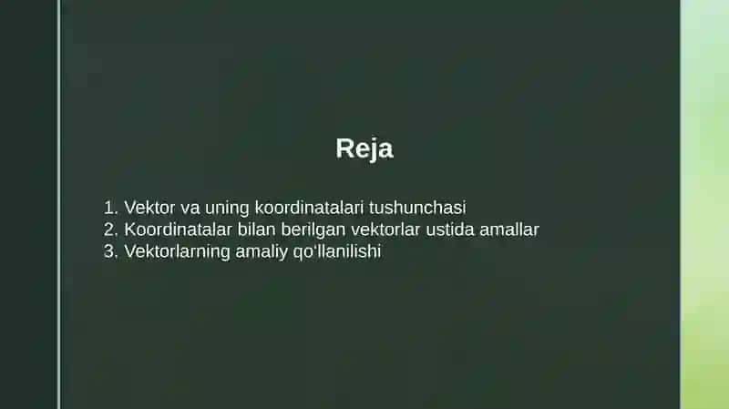 Vektorlar 2
