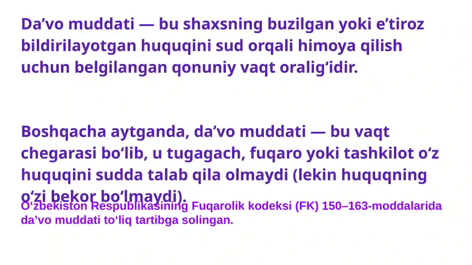 Da’vo Muddati 2