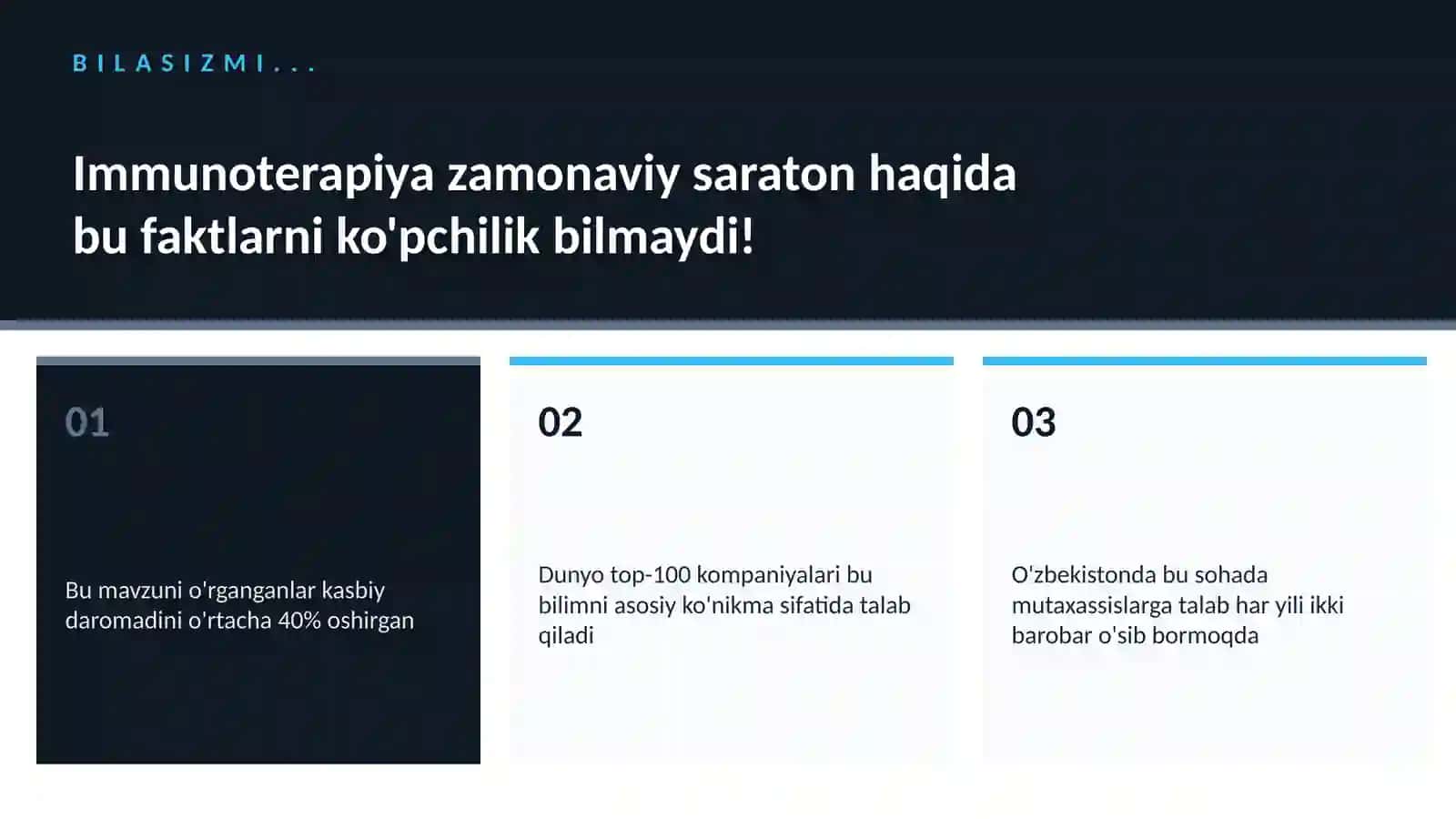 Immunoterapiya zamonaviy saraton 2