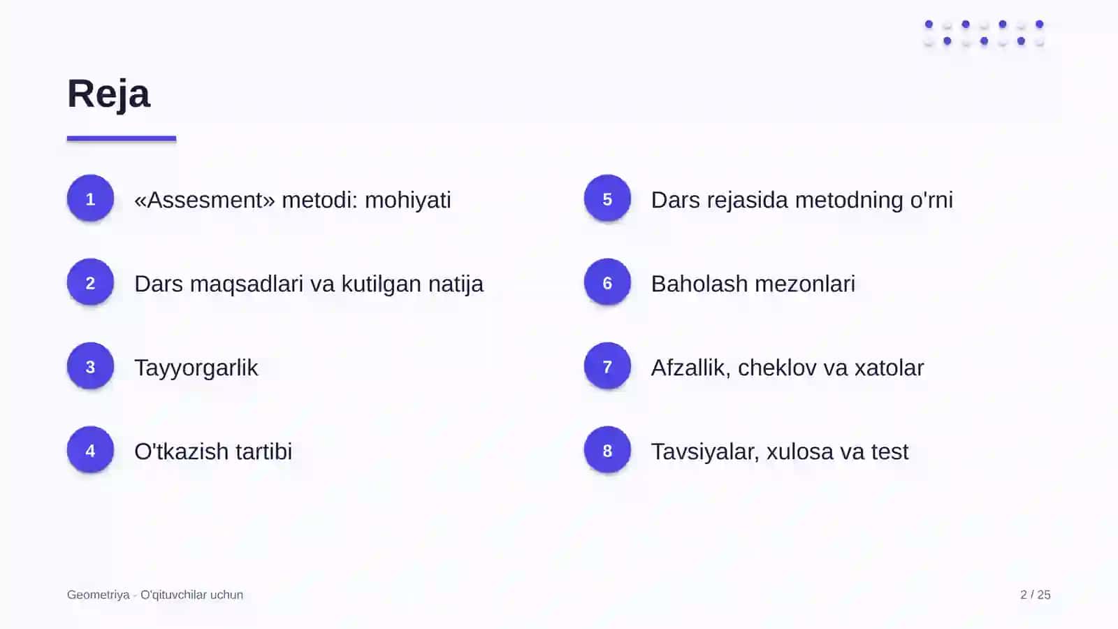 geometriya darslarida assesment metodidan foydalanish 6986 2