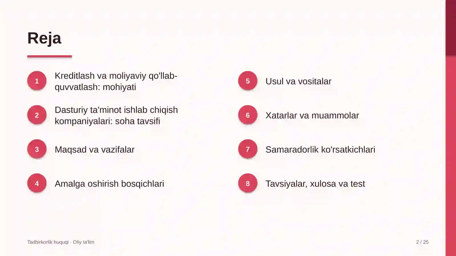 Dasturiy ta'minot ishlab chiqish kompaniyalarida kreditlash va moliyaviy qo'llab-quvvatlash mexanizmlari 2