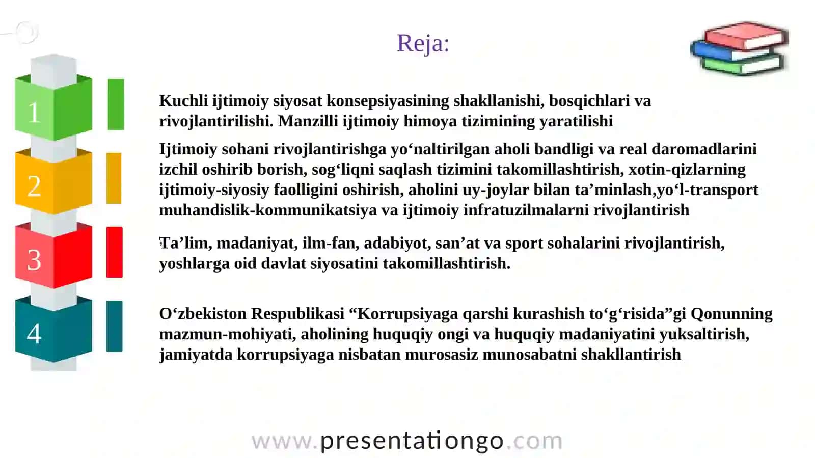 Kuchli ijtimoiy siyosatning adolat mezonlari 2