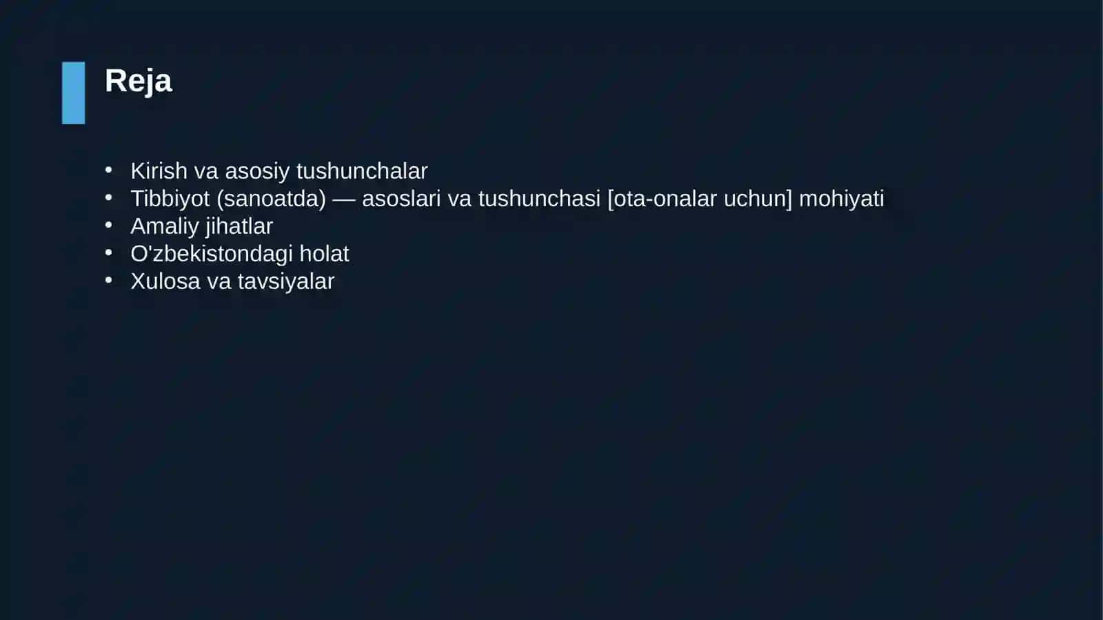 Tibbiyot (sanoatda) — asoslari va tushunchasi [ota-onalar uchun] 2