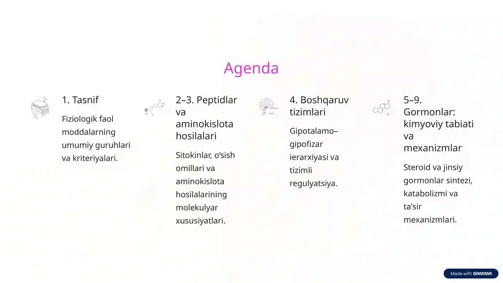 Fiziologik faol moddalar 2