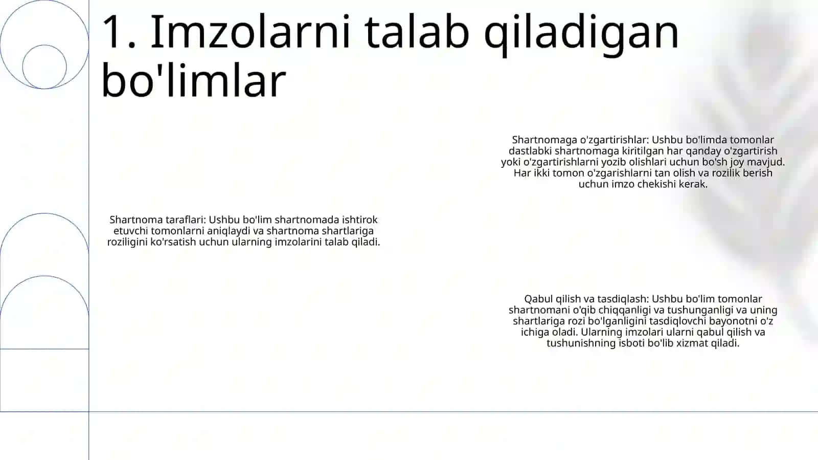 Umumiy Hujjatlar Haqida Taqdimot 2