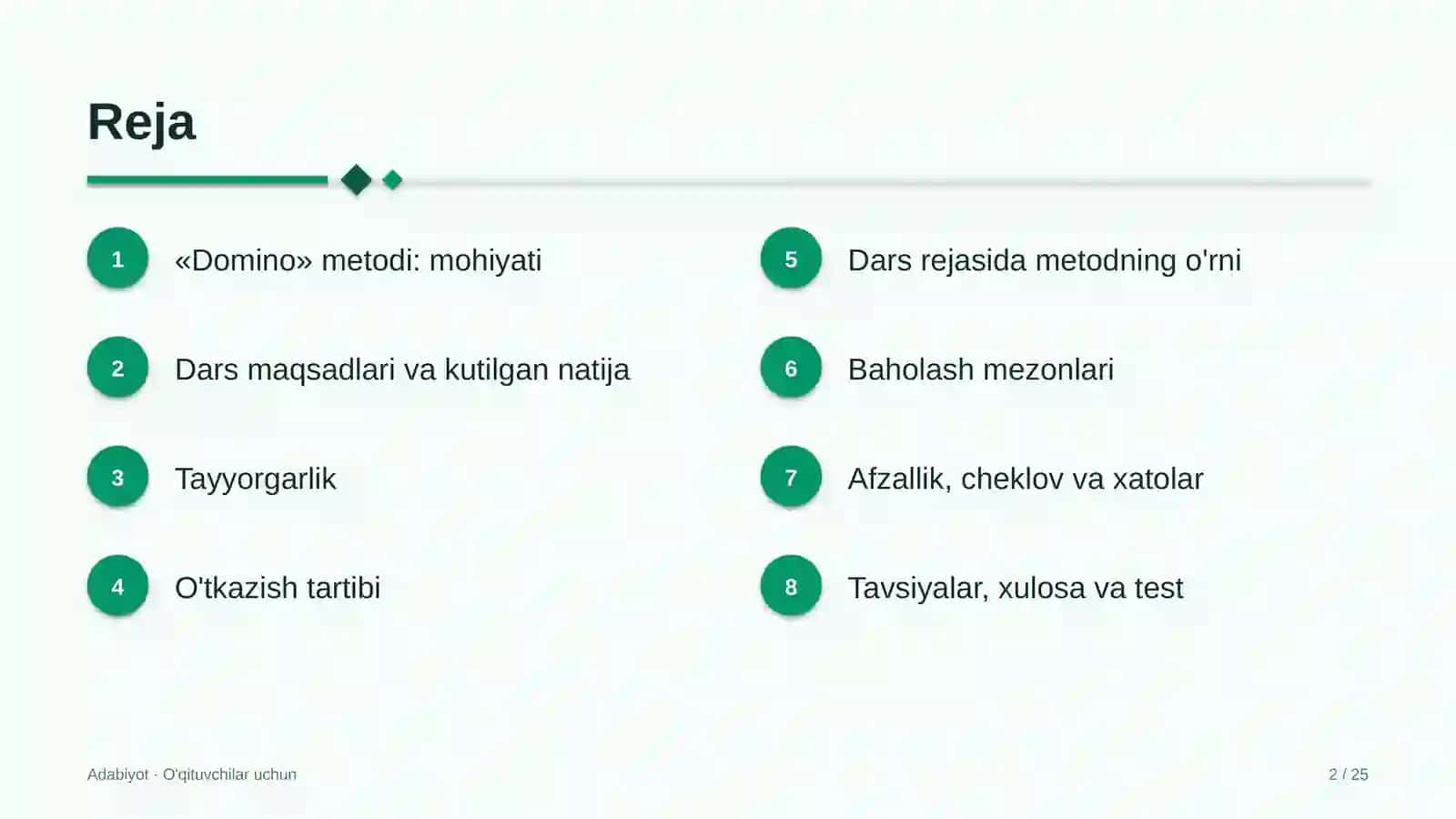 adabiyot darslarida domino metodidan foydalanish 7298 2