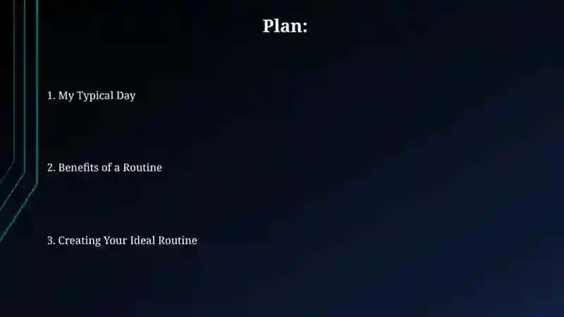 Daily routine 2