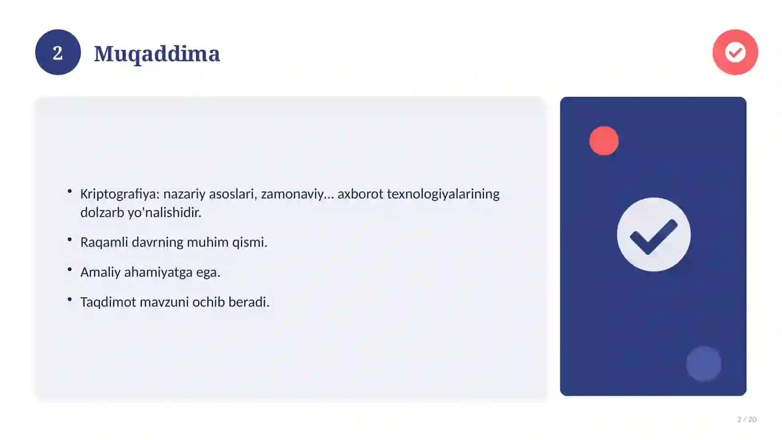 Kriptografiya: nazariy asoslari, zamonaviy yondashuvda (Esse) 2