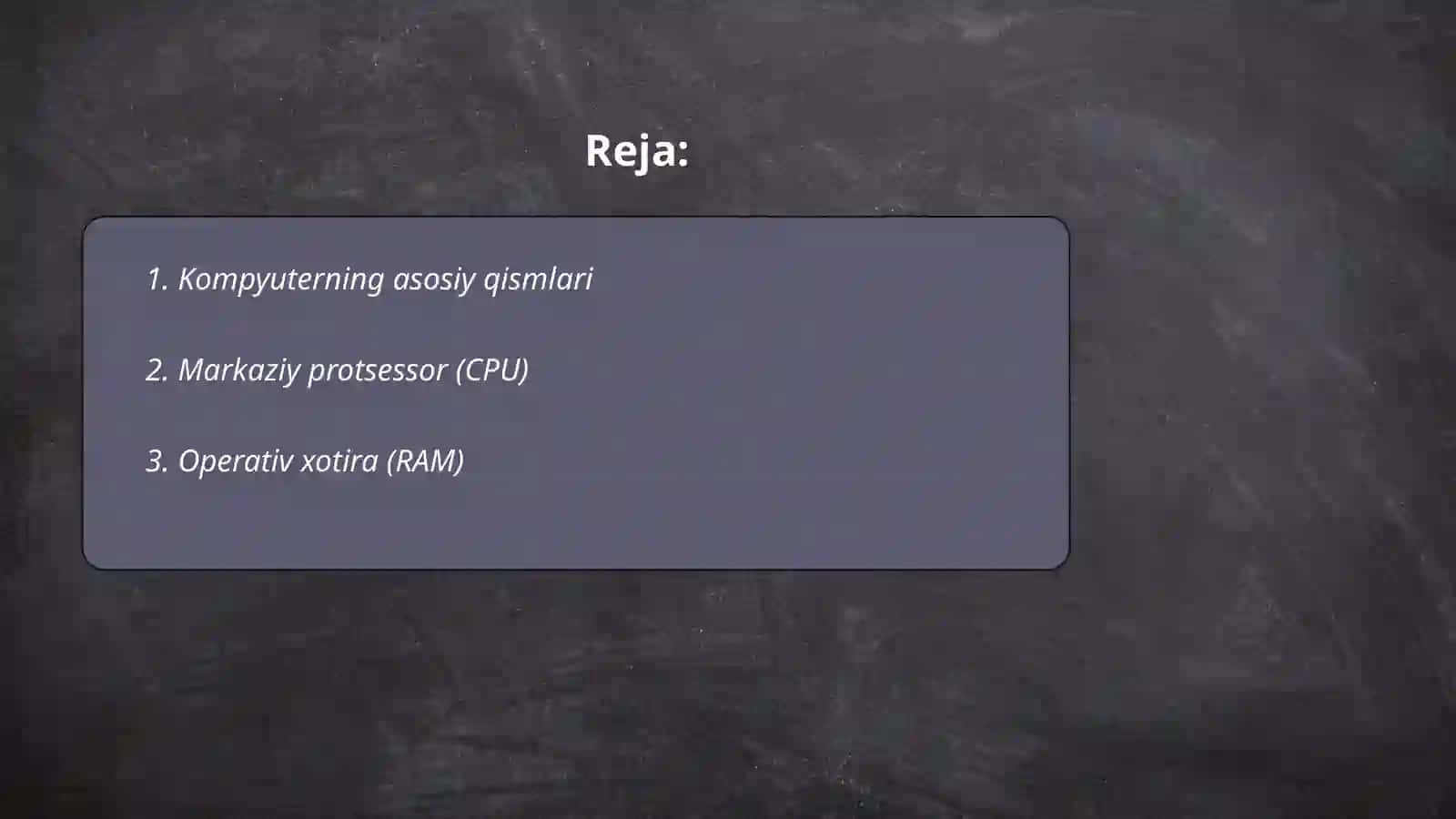 Kompyuter tuzilishi 2