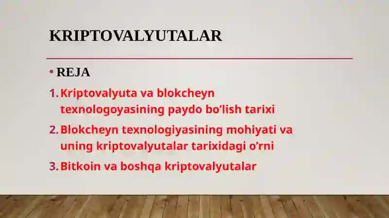 KRIPTOVALYUTALAR 2