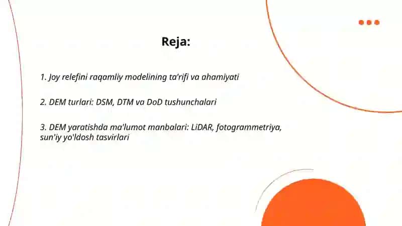 Joy relefini raqamli modeli 2