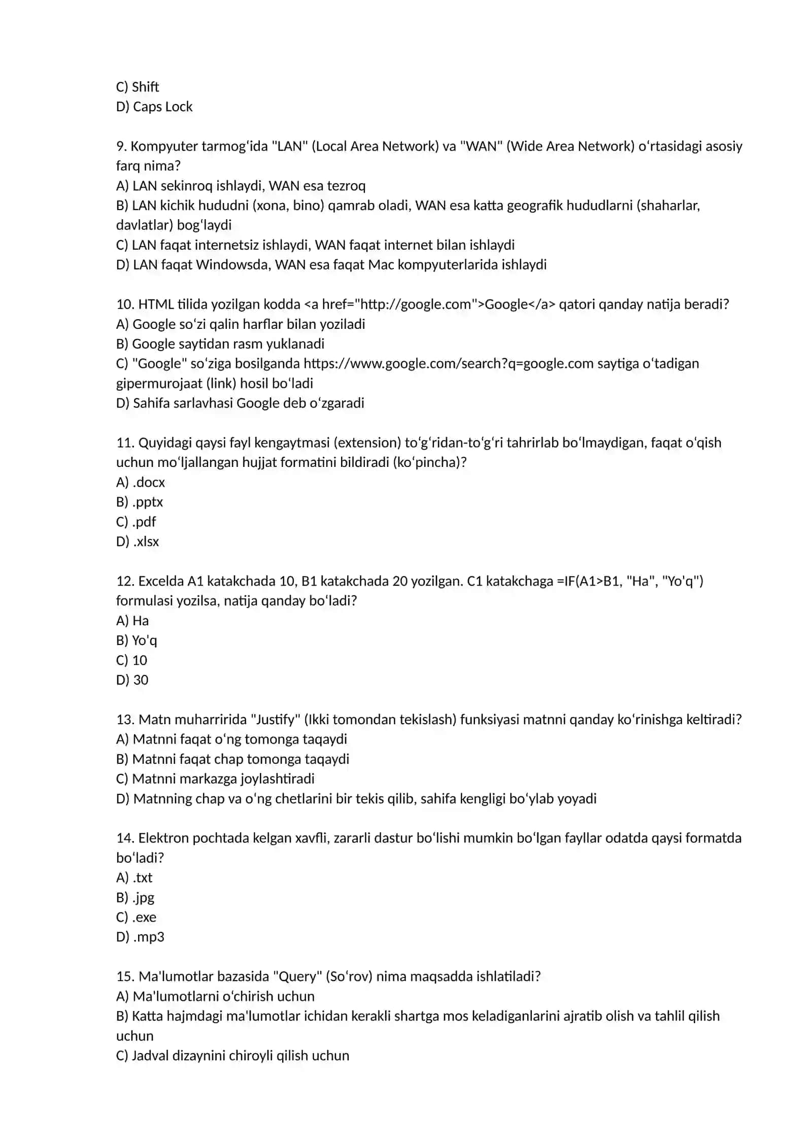 Informatika va AT 2