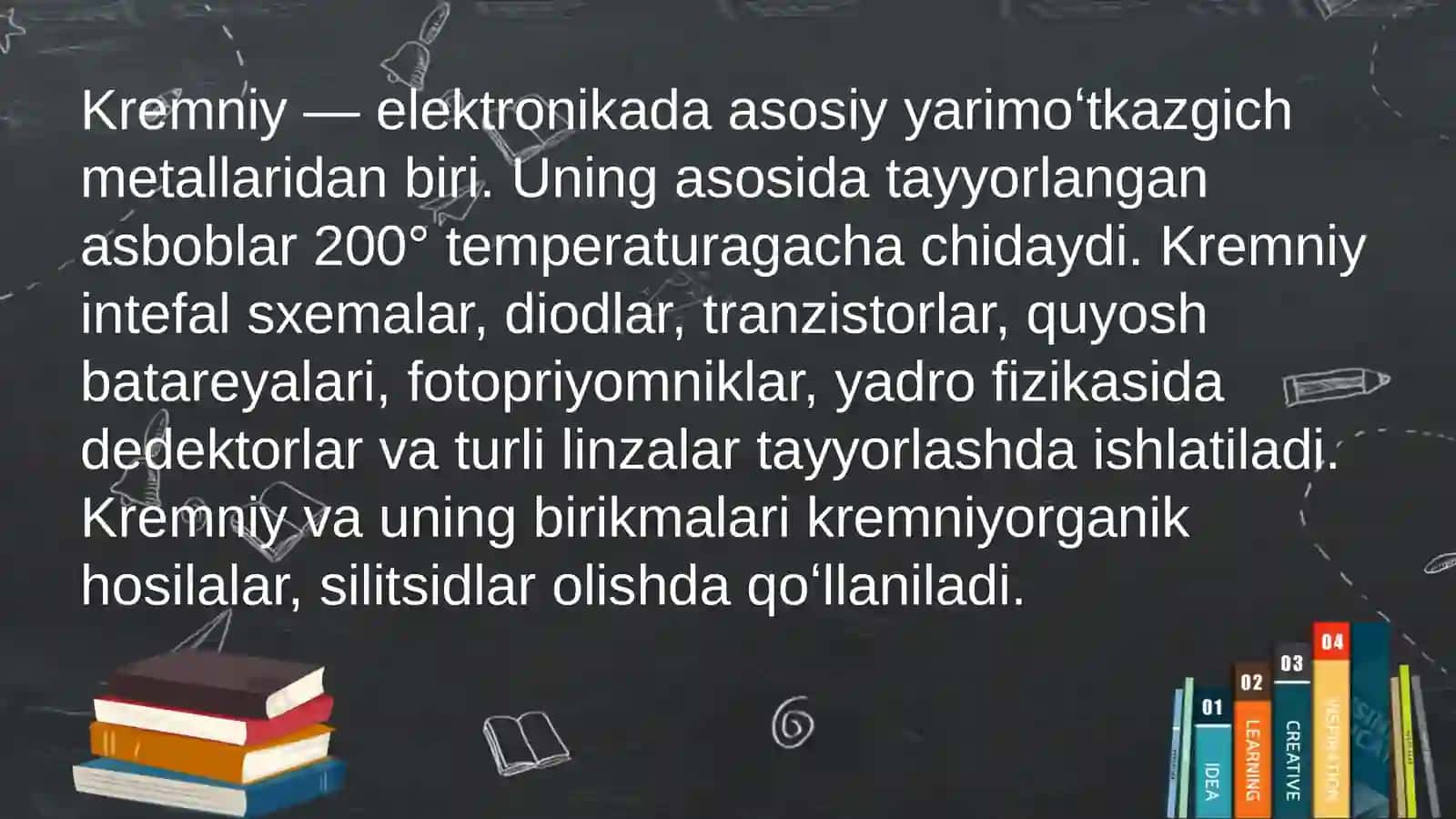 Quyosh panellari uchun kremniy birikmalari 2