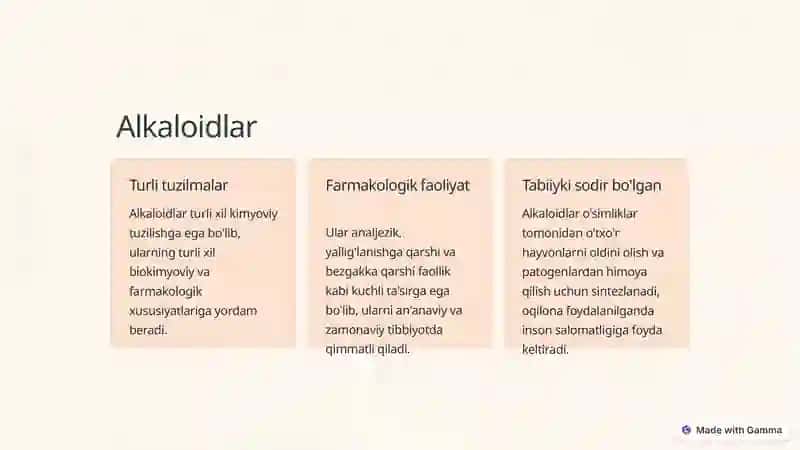 Dorivoro'simliklarning kimyoviy tarkibi 2