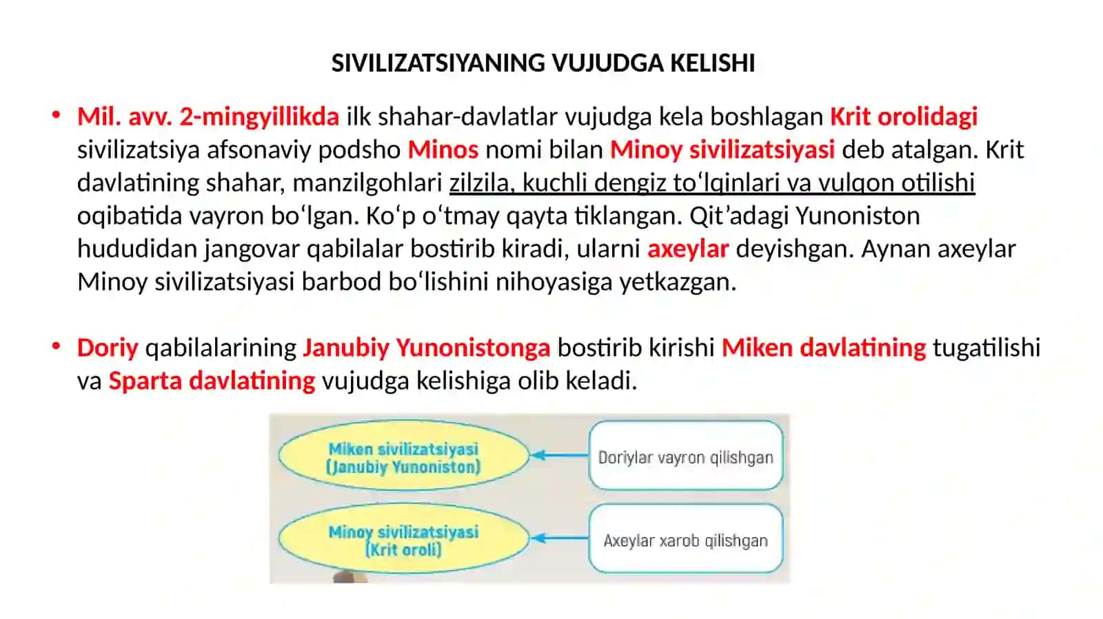 Antik tarixning boshlanishi 2