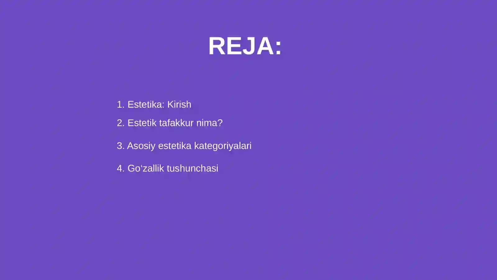 Estetika kategoriyalari 2