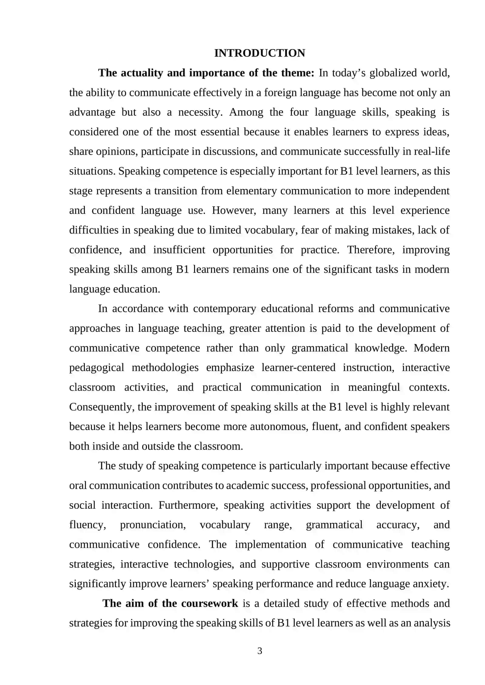 Developing speaking competence of B1 level learners 2