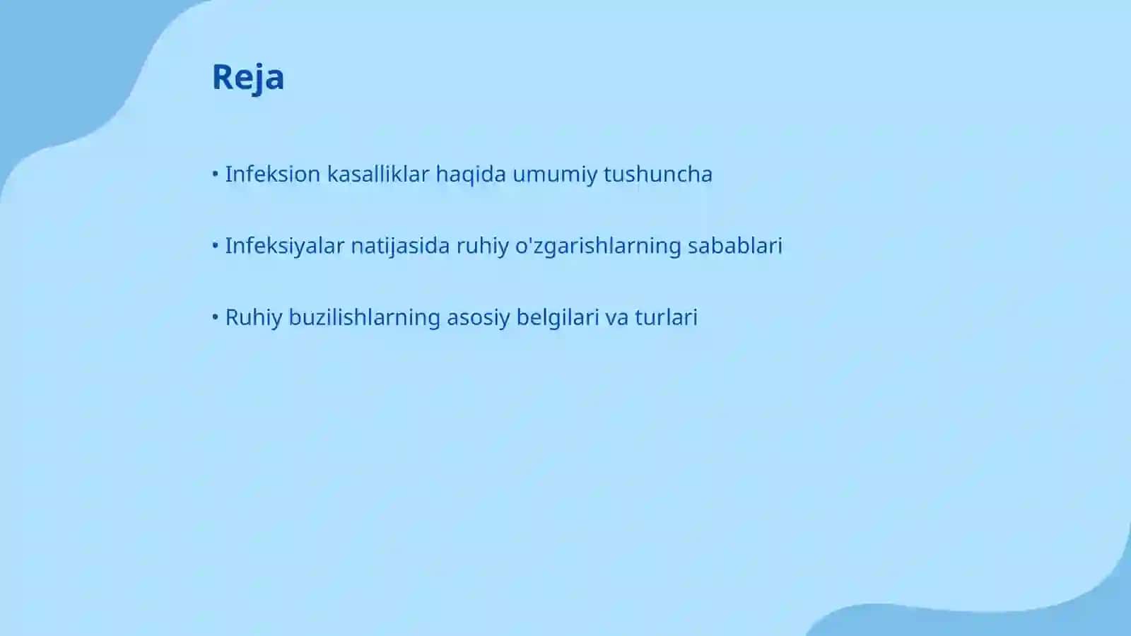 Infeksion kasalliklar natijasida ruhiy o'zgarishlar 2