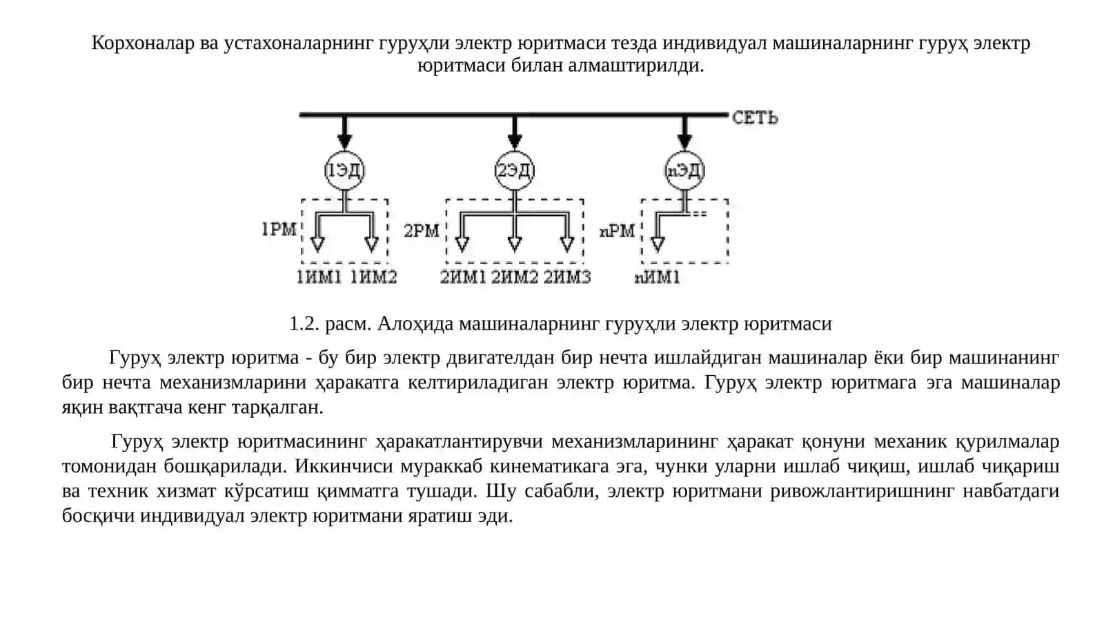 ЭЛЕКТР ЮРИТМА АСОСЛАРИ 2