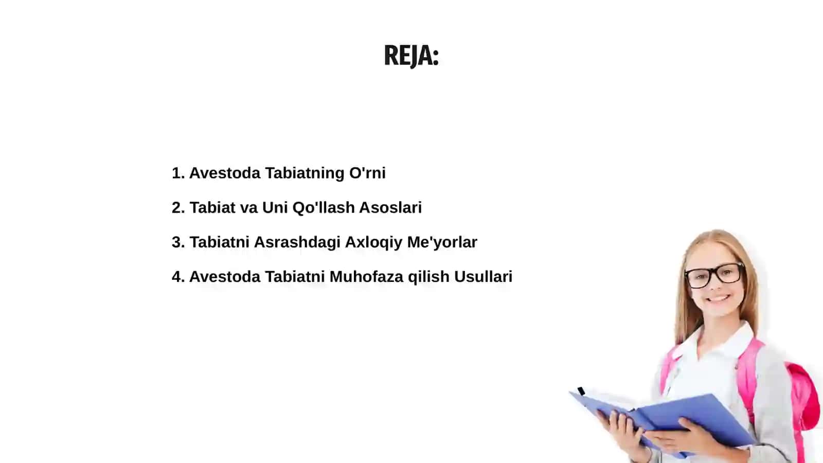 Avestoda Tabiatning O'rni 2