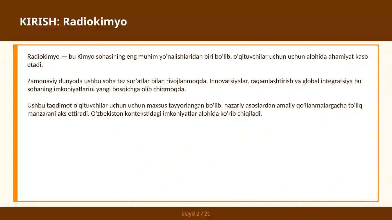 Radiokimyo 2