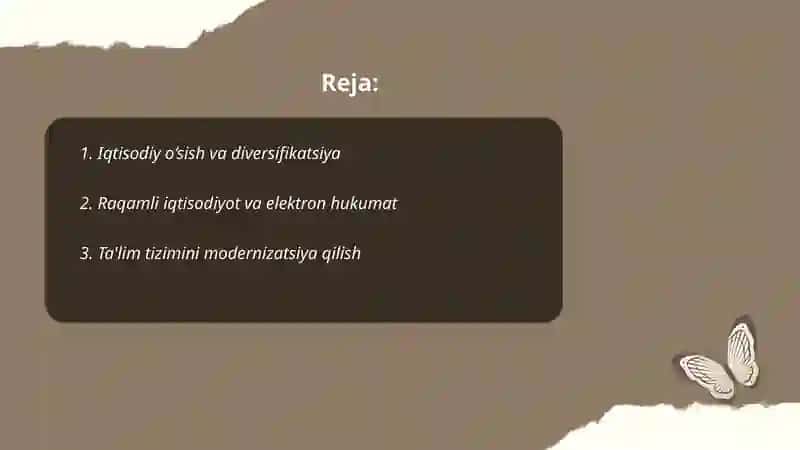 Ozbekiston 2030 strategiyasi 2