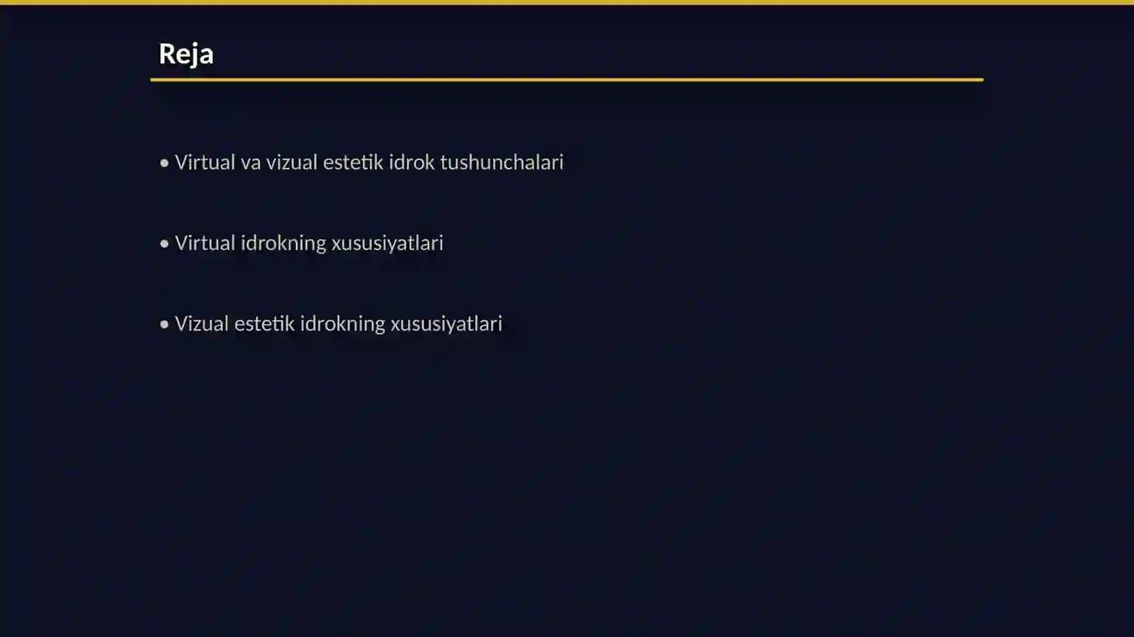 Virtual va vizual estetik idrok 2