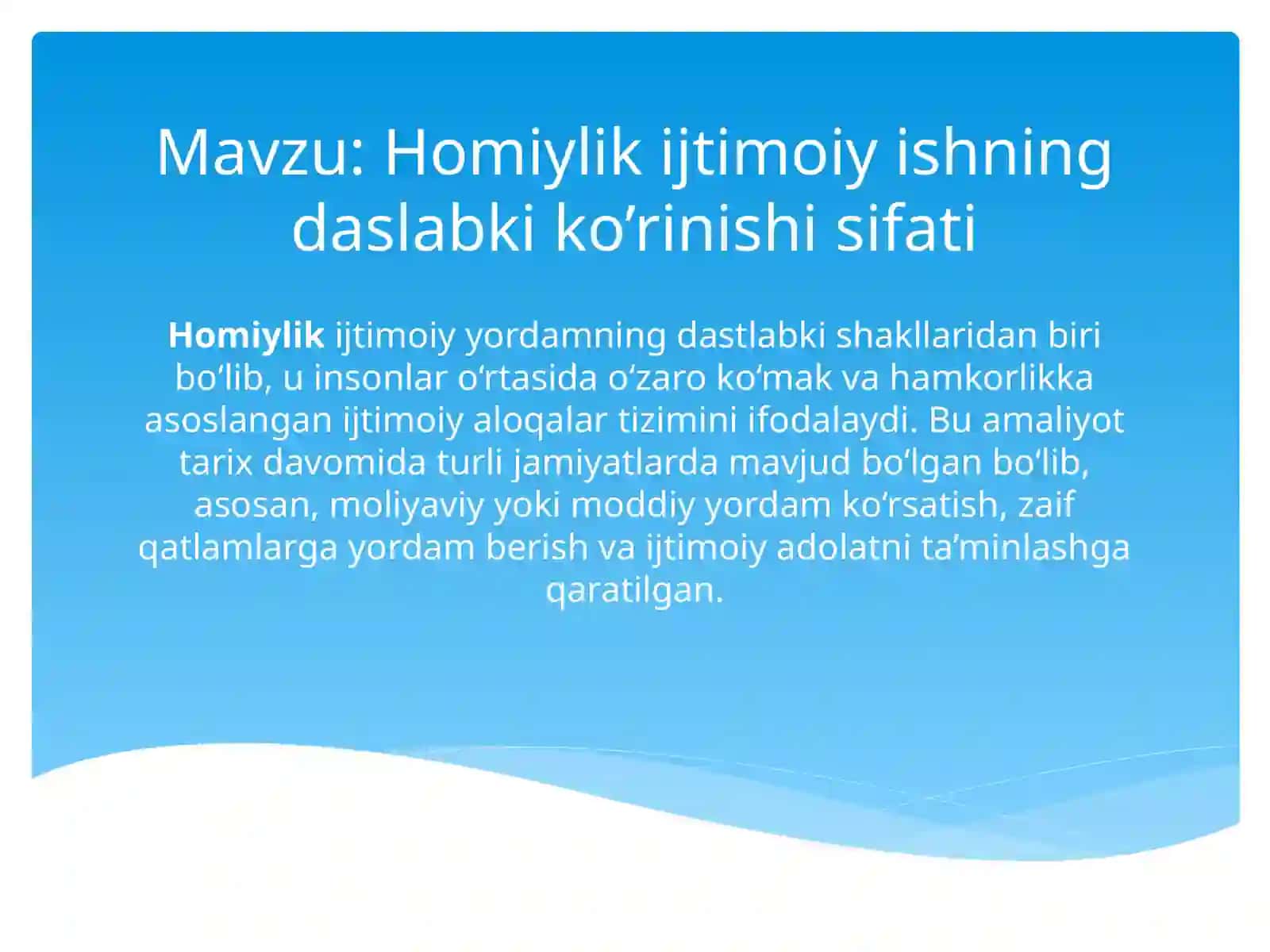 Homiylik 2