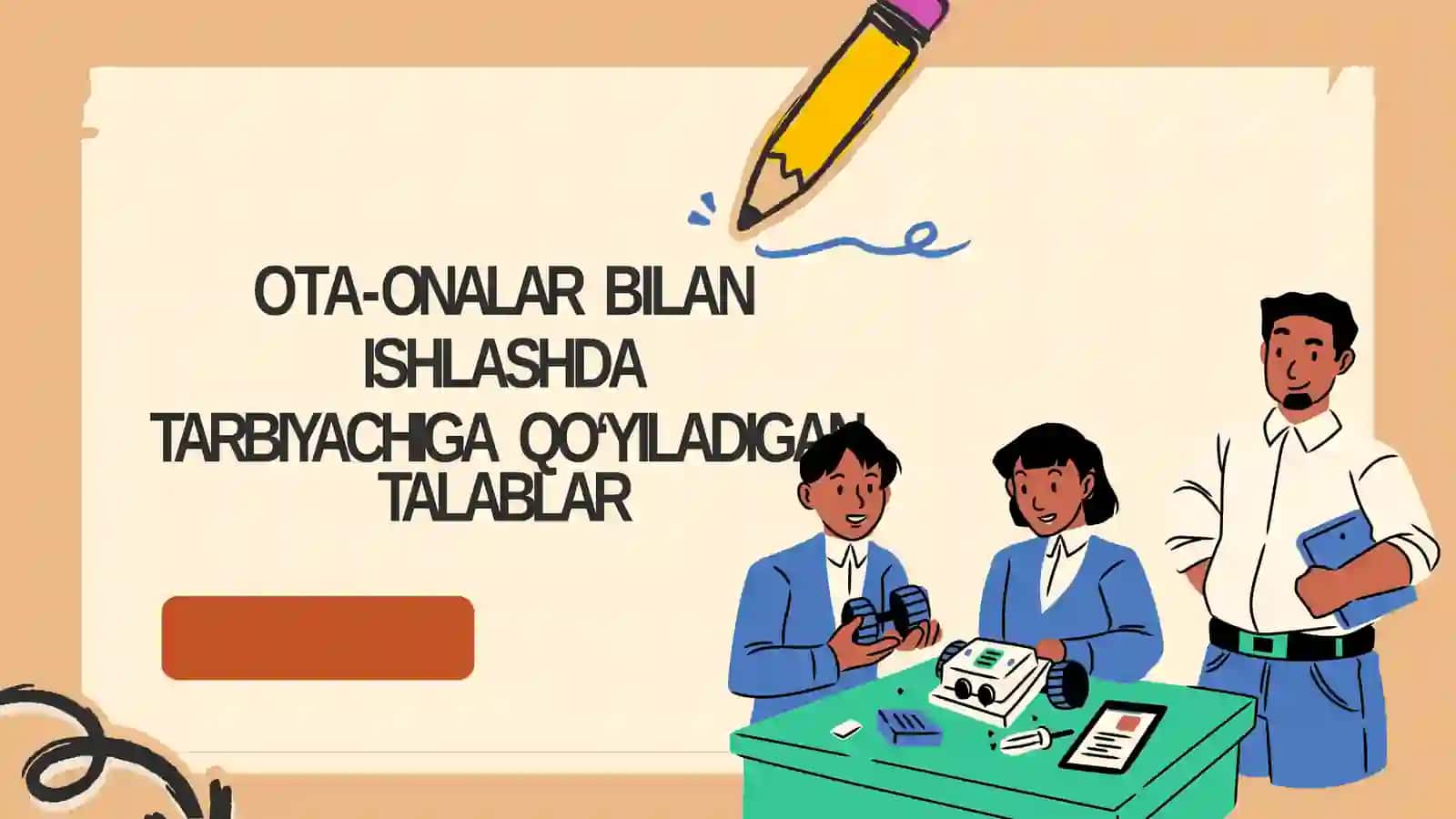 Maktabgacha ta'lim tashkiloti va oila hamkorligi 2