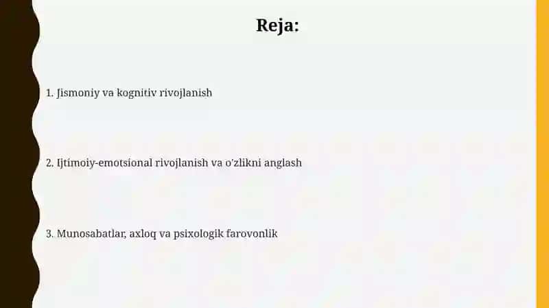 Ilkoʻspirinlik davridagi psixik rivojlanish xususiyatlari 2