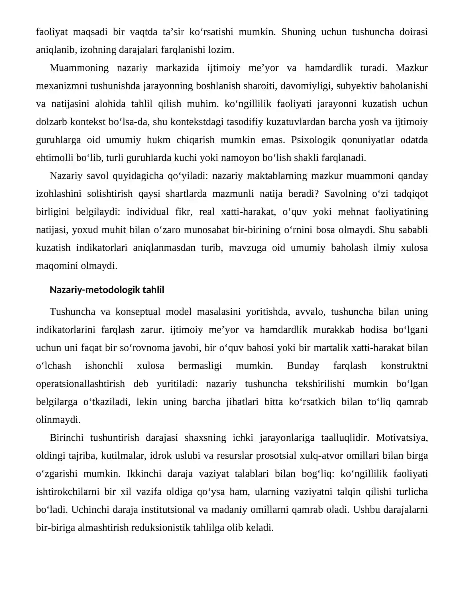 PROSOTSIAL XULQ-ATVOR OMILLARI — NAZARIY ASOSLARI 2