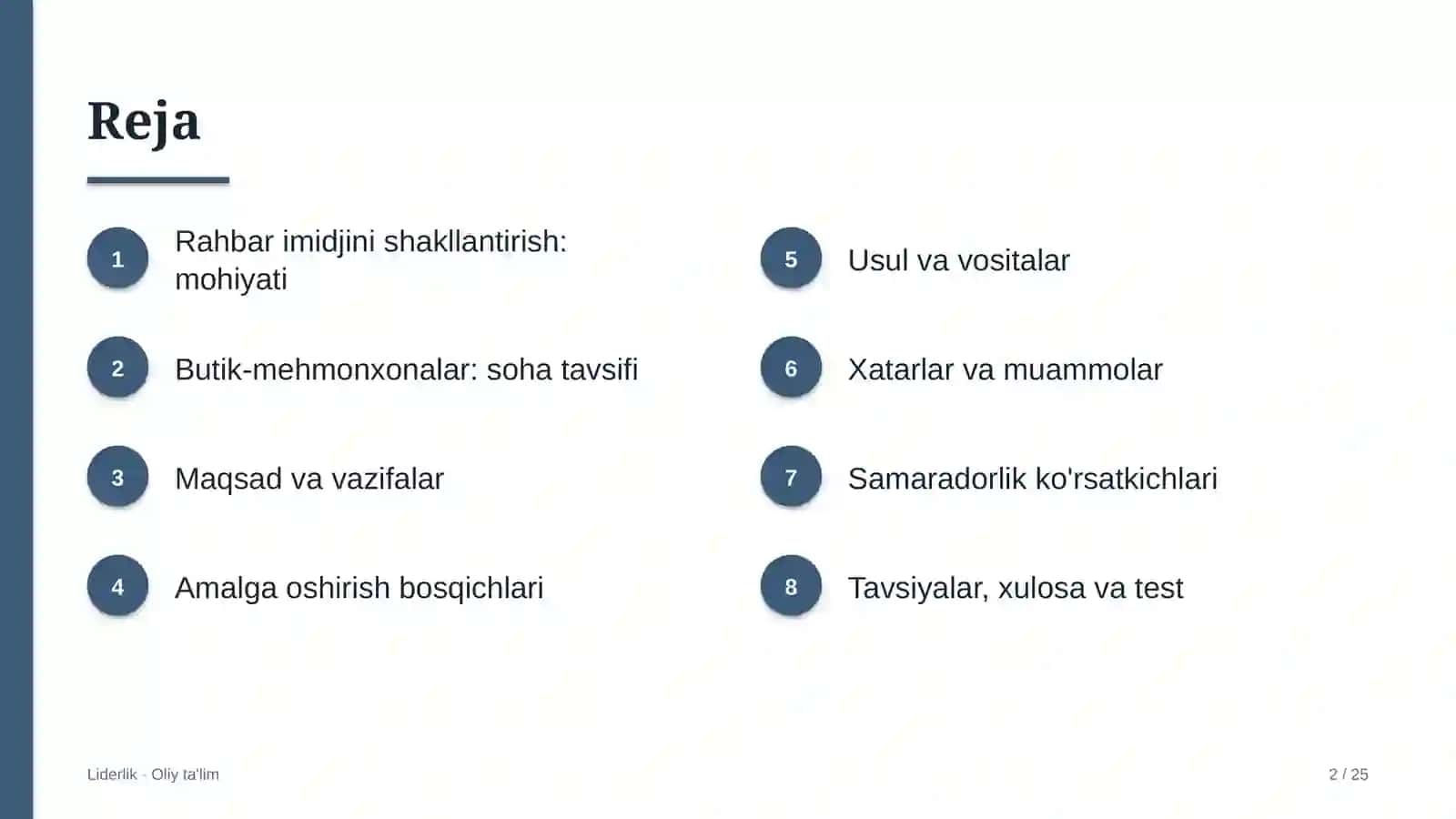 Butik-mehmonxonalarda rahbar imidjini shakllantirish 2