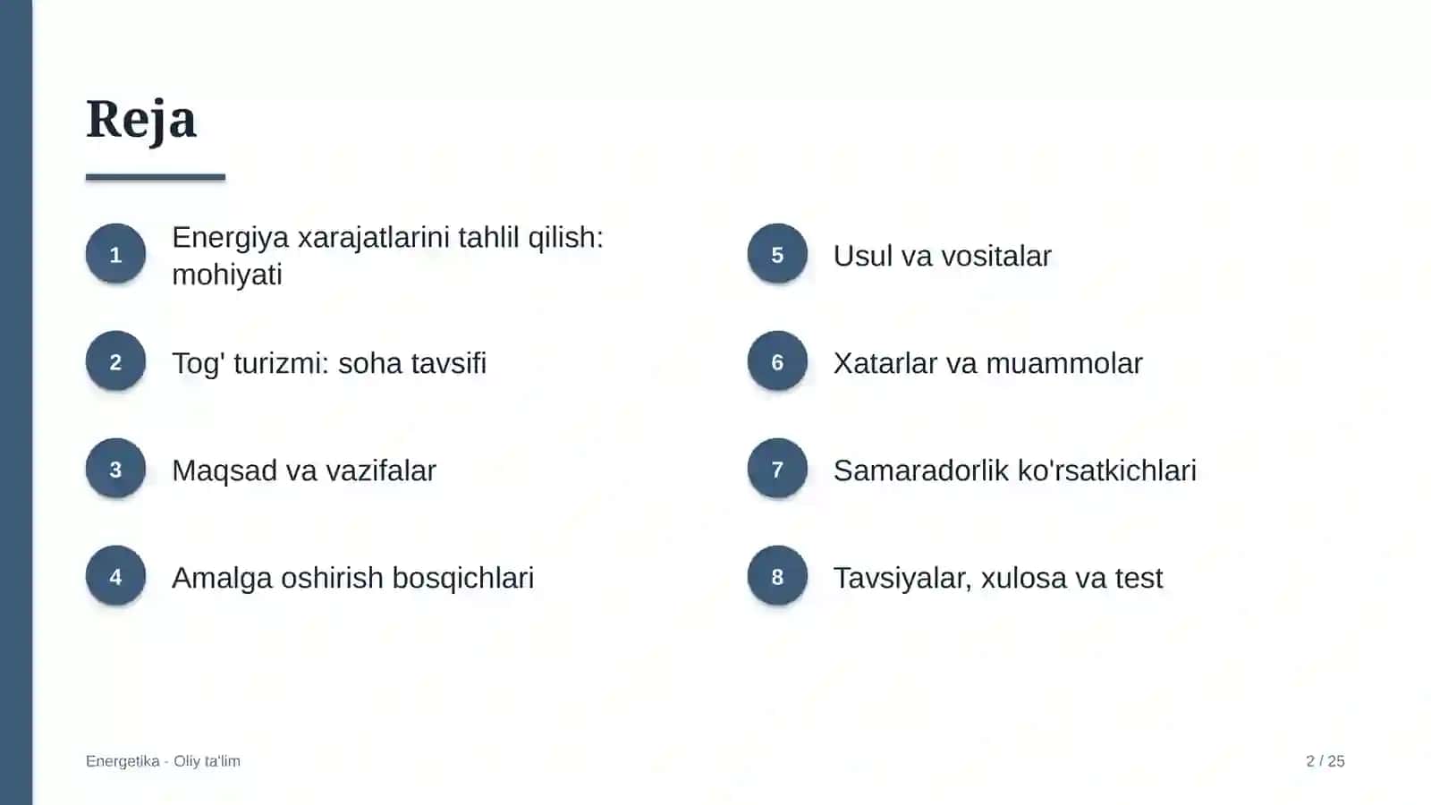 tog' turizmida energiya xarajatlarini tahlil qilish 3482 2