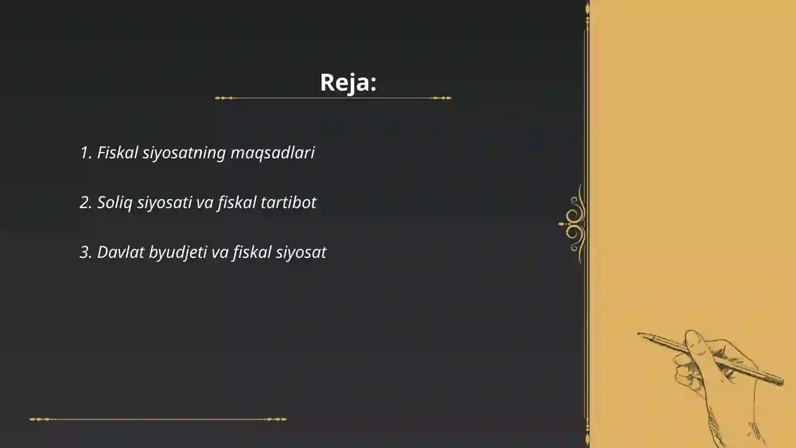 Fiskal siyosati 2